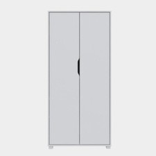 Mobile 2 Ante multiuso 78x36x170H cm bianco arredo studio cucina camera 