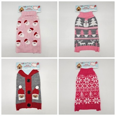 PAW YEAH Dog Knit Sweater Small Breed Length 8-10'' Up to 12 Lbs YOU PICK DESIGN
