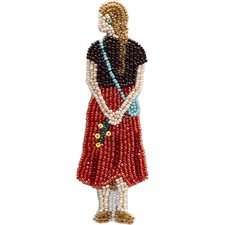 MIYUKI Bead Kit Odekake Brooch Walking Sanpo Scene HCA14-2