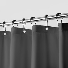 Waterproof Fabric Shower Curtain Liner, Soft Cloth Shower Liner with Magnets, Ma