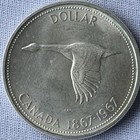 1867-1967 Canada Silver Goose Centennial Dollars - 4 Coins — photo 3