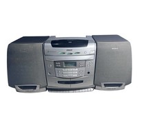 VTG Sony CFD-C1000 Boombox 3 CD Changer Dual Cassette AM/FM No Remote TESTED