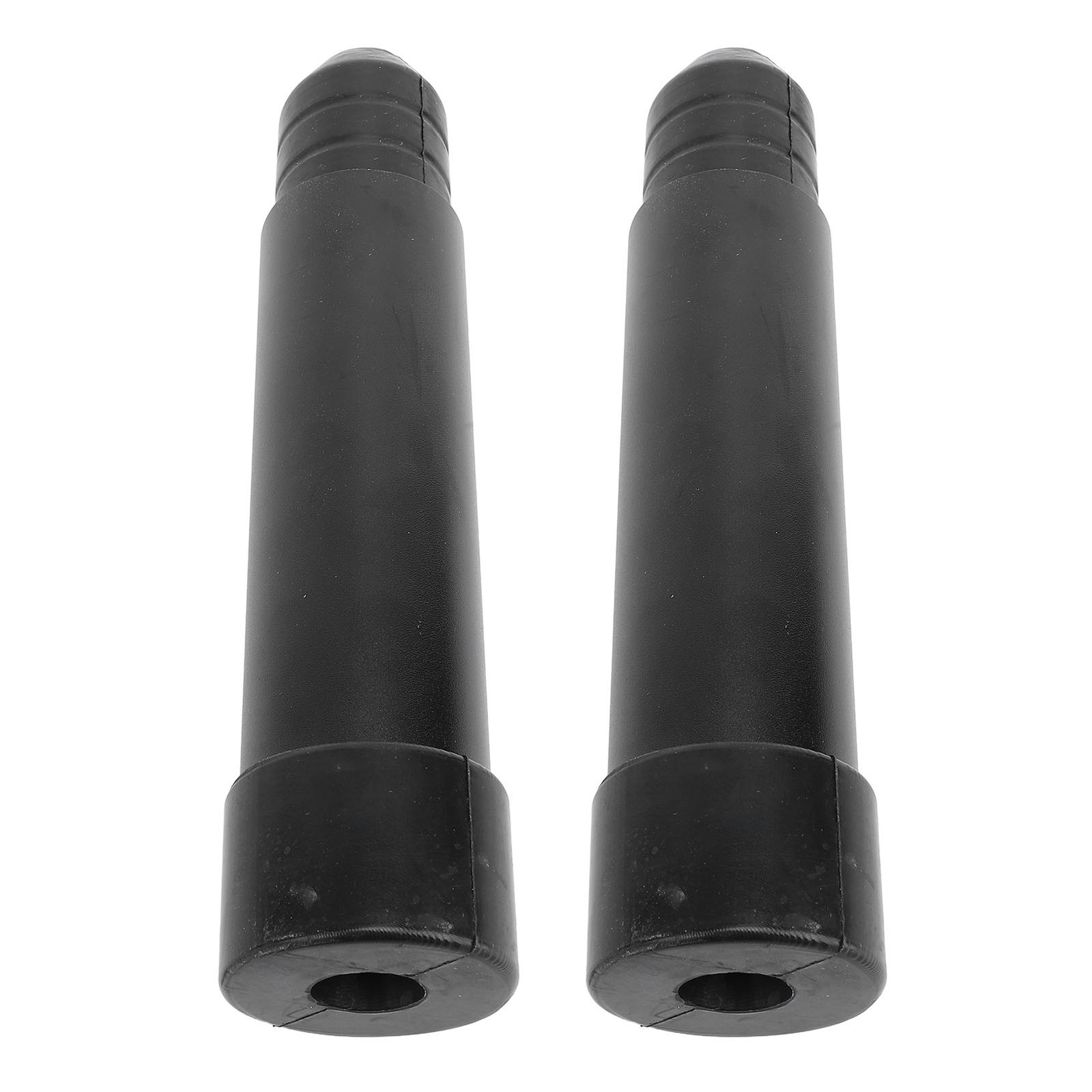 Black 2PCS Outboard Transom Saver Aluminum Alloy Rubber Boat Motor Transom