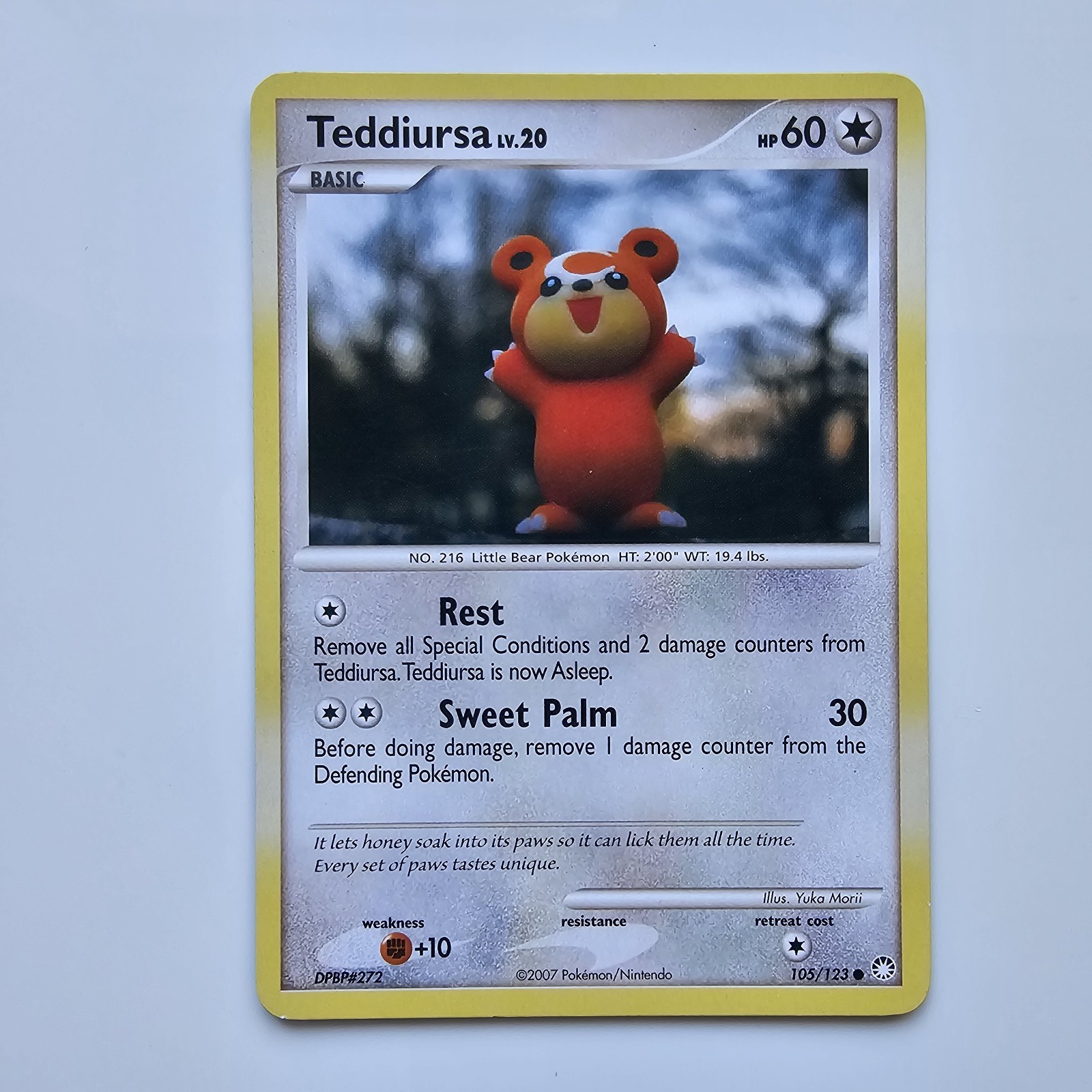 Teddiursa 105/123 Normal Common Mysterious Treasures LP