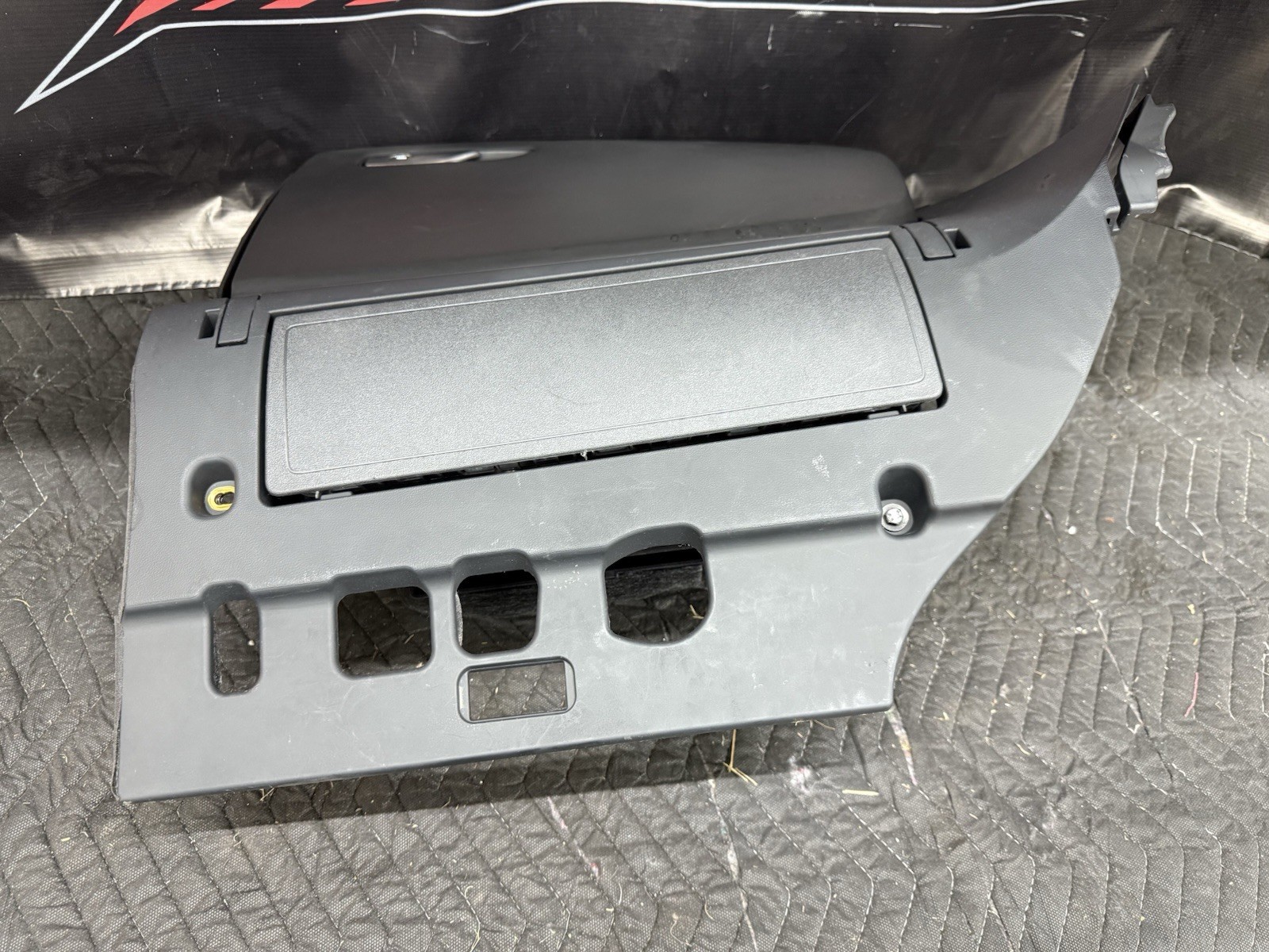 Audi R8 V10 4S Front Black Leather Glove Box Assembly 2017 - 2023 OEM