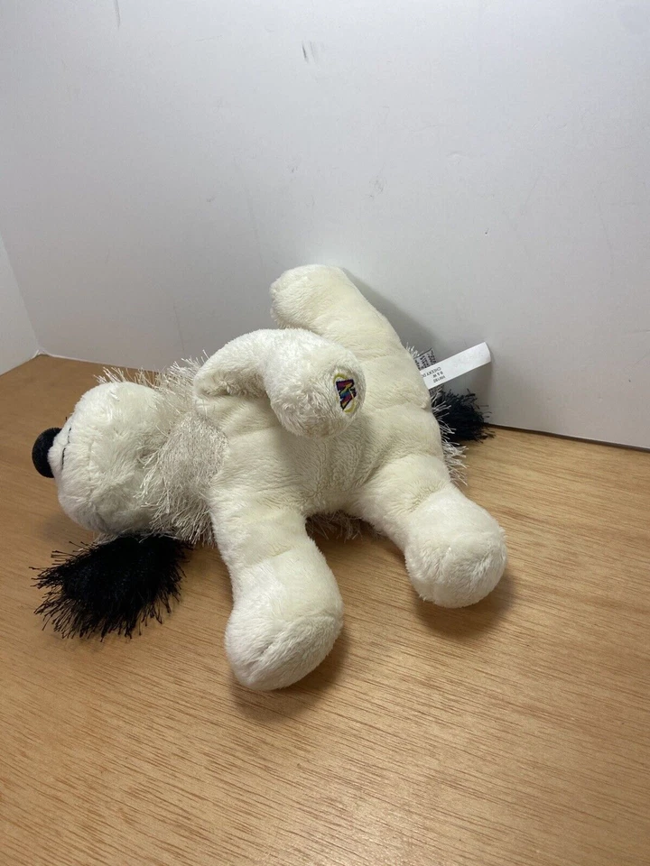 Ganz Webkinz Black and White Cheeky Dog M192 Plush No Code Puppy Plush - Image 4 of 4