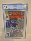 Transformers 5 CGC Graded 9.4 NM Marvel Comics 1985 6/85