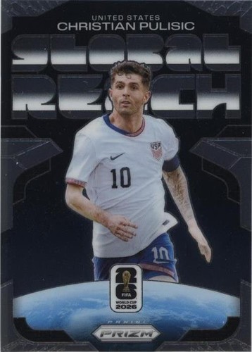 2026 Panini Prizm FIFA World Cup CHRISTIAN PULISIC Silver Global