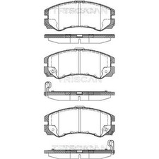 Triscan Bremsbeläge vorne für Isuzu Trooper Opel Frontera Monterey