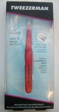 New NIP Red Tweezerman Point Tweezer Precision Tool