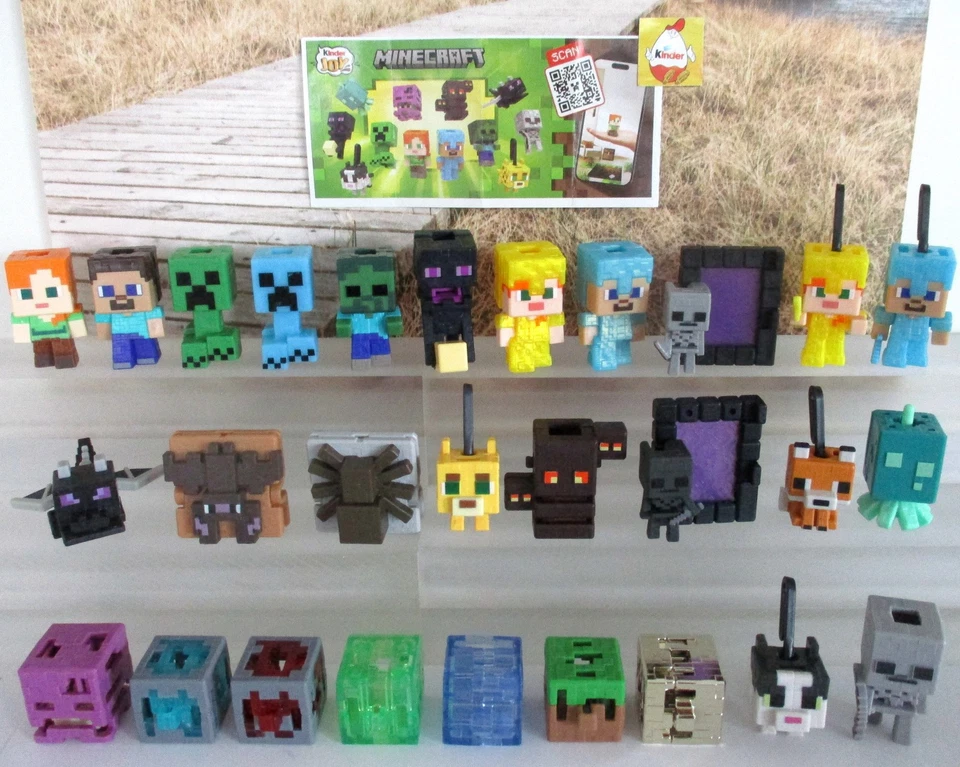 MINECRAFT Kinder Joy Figuren Auswahl VC307 - VC405 + BPZ  Ferrero 2026 D - Bild 1 von 1