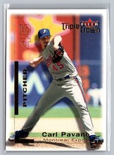 2001 Fleer Triple Crown #198 Carl Pavano