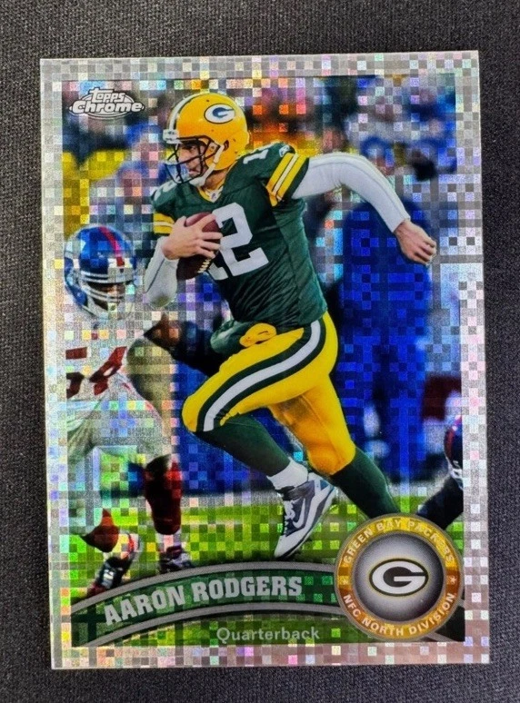 2011 Topps Chrome - X-Fractor #100 Aaron Rodgers
