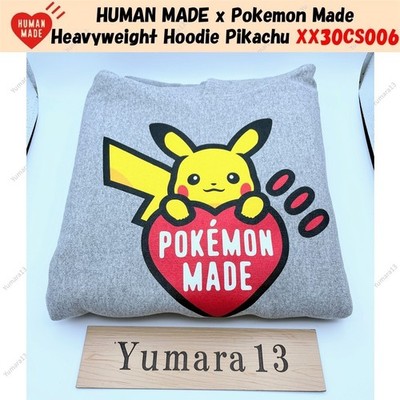 HUMAN MADE x Pokemon Made Heavyweight Hoodie Pikachu XX30CS006