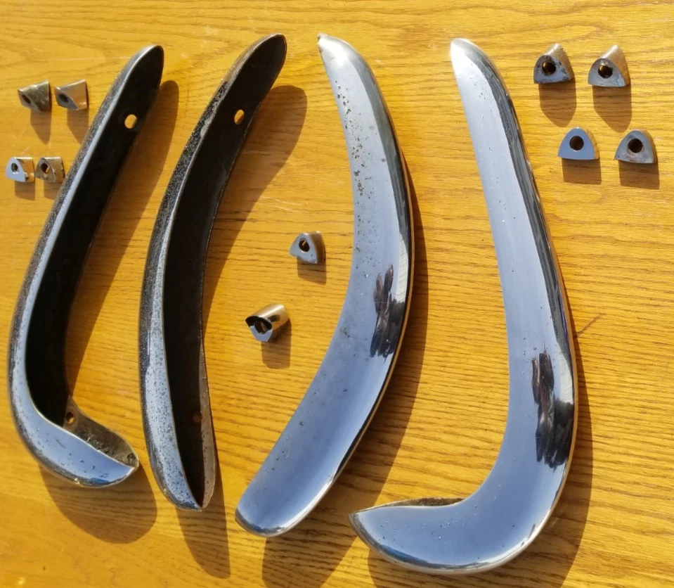 Alas de parachoques Pontiac Chief Silver Streak 1952 52 49 50 51 1949 1950 1951 chevy Foto 2 de 4