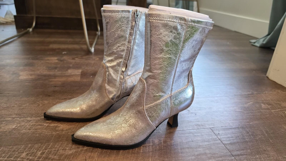 Dolce Vita Silver Ankle Boots for Women for sale | eBay display picture 2