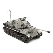 German Tiger II Tank B 1/72 Alloy Kit Military Tank Model Display Collection a