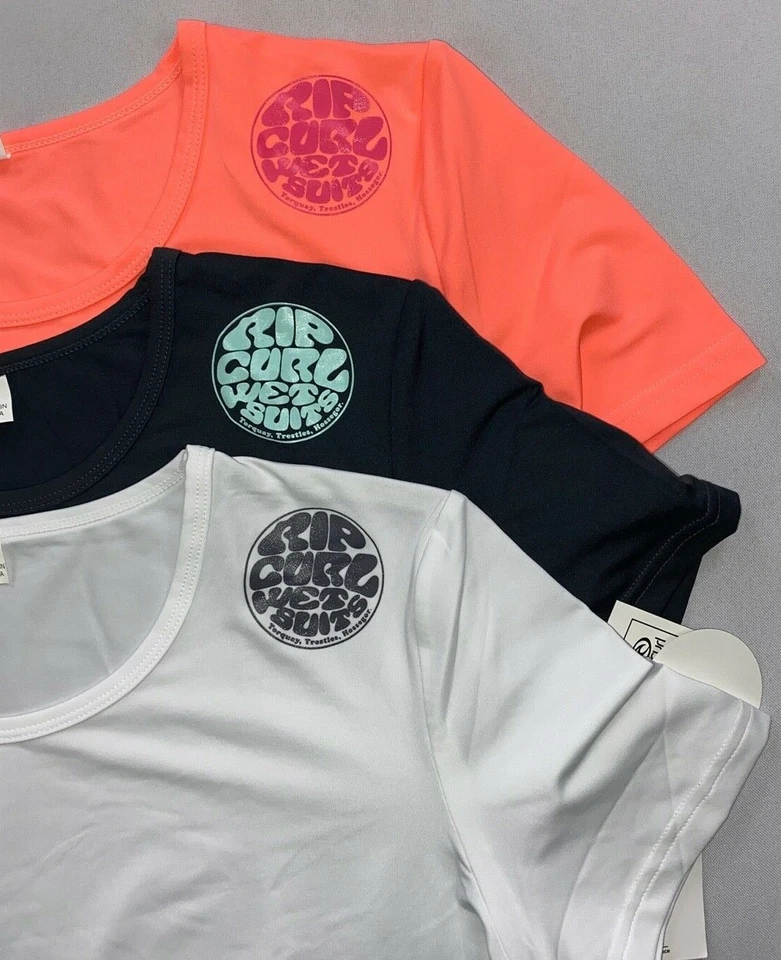 Para mujeres Ripcurl Rip Curl Trajes Húmedos Camiseta Calce Manga Corta Camisa de Natación UPF 50+ Foto 2 de 2