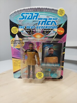 1993 Star Trek The Next Generation LA FORGE. UnPunched with Collectors card
