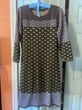 thml Sweater Mixed Print dress women small Anthropologie