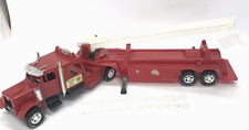 Vintage Gay Toys Fire Truck Ladder Red 979 Made In USA Plastic INCOMPLETE 80s