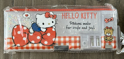 Sanrio - Hello Kitty Ribbons Make For Style & Joy Two Way Orange Stationery Box