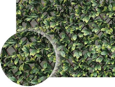 SIEPE ARTIFICIALE BRIXO PANELGREEN TRELLIS su traliccio di salice naturale