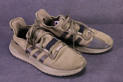Adidas Sneaker U_Path Run Herren Sportschuhe Gr. 42 khaki grün schwarz BS246