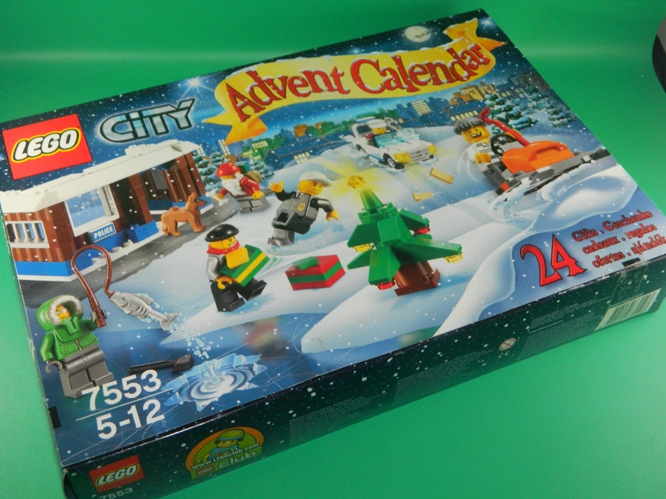 Lego 7553 City Adviento 2011 Calendario de Adviento en Caja Buen Estado Foto 3 de 4
