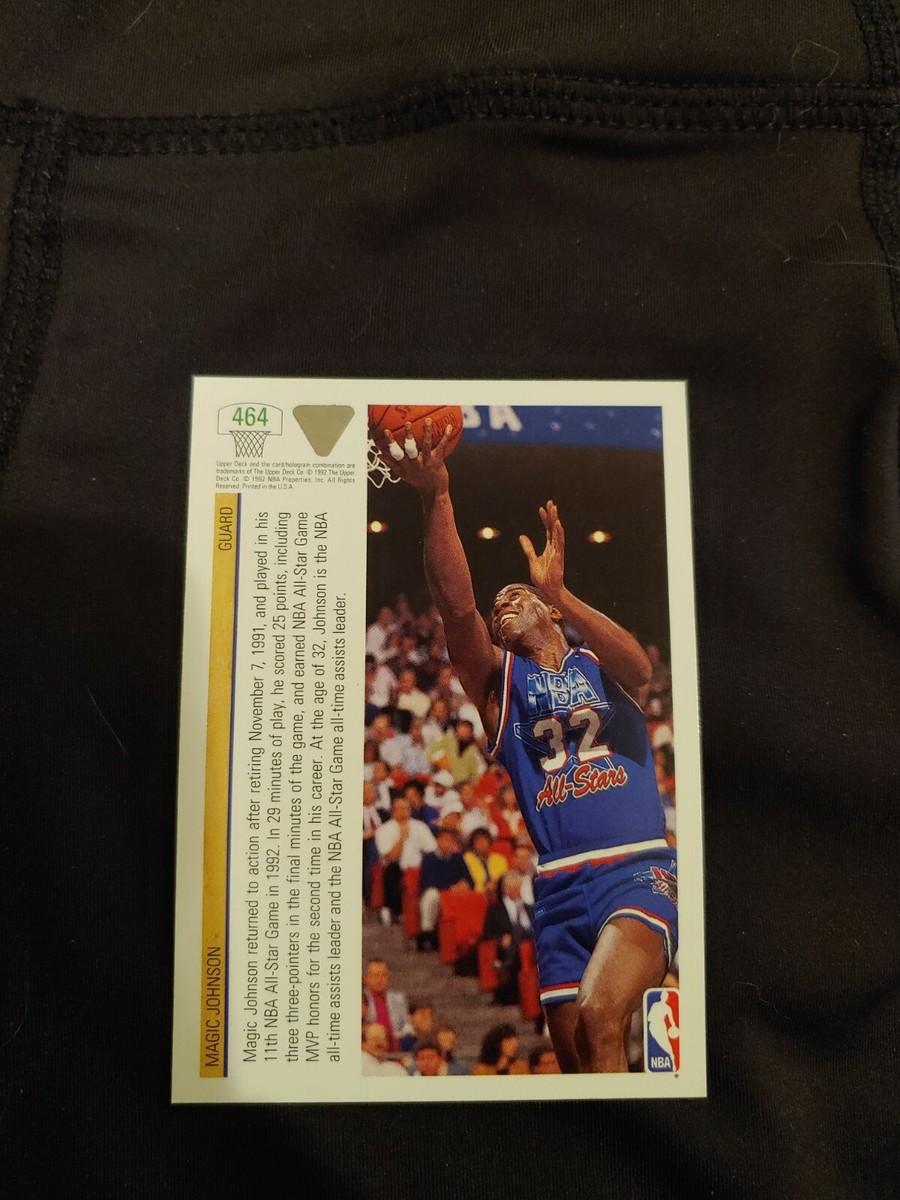 1991 Upper Deck Magic Johnson basketball card Orlando Magic #464