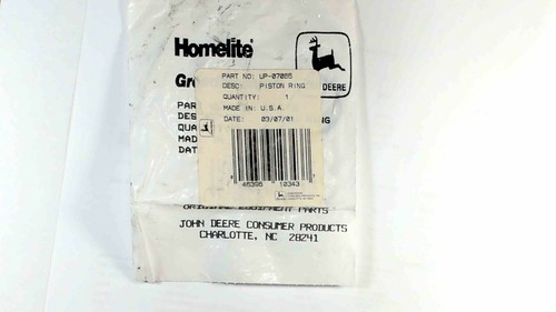 Anillo Piston Homelite OEM. Parte #UP07066 * Hecho en EE. UU. * Vendedor de EE. UU. - Imagen 2 de 2