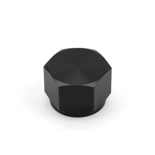 2pcs 6 -8 -10 Female AN Flare Fitting Cap 6AN 8AN 10AN Block Off Aluminum Black - Picture 3 of 13