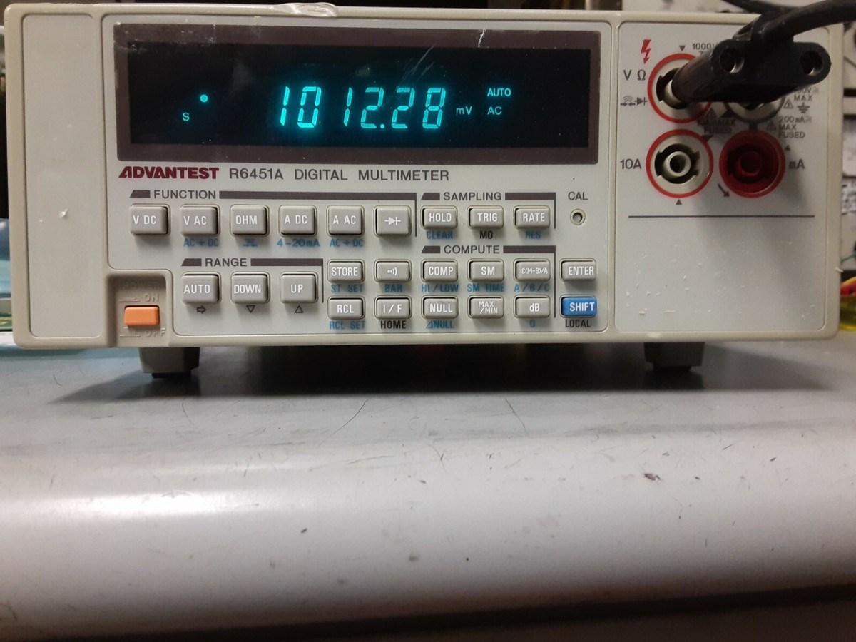 美品 アドバンテスト R6451 DIGITAL MULTIMETER 5.5桁 美品 アドバンテスト R6451 DIGITAL MULTIMETER 5.5桁