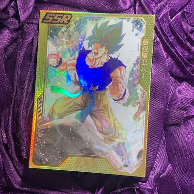 Super Goku Dragon Ball Star Anime Goddess ACG Holo SSR Girl Card