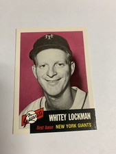1991 Topps 1953 Archive Whitey Lockman New York Giants REPRINT
