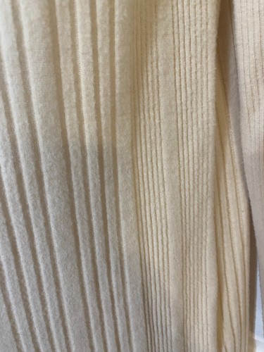 Umgee Women's Large Ribbed Knit Duster Cardigan Sweater in Cream Side Splits - Picture 9 of 13