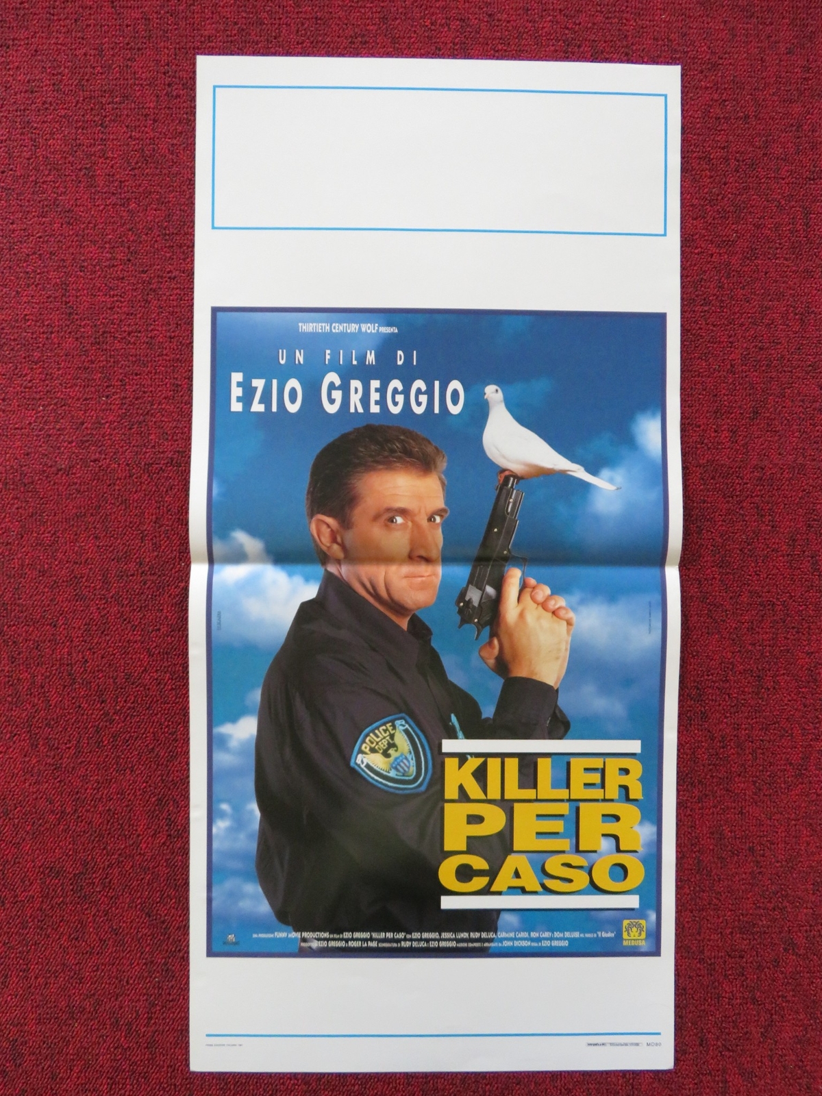 Locandina originale film Killer per caso (1997) - Regia di Ezio Greggio
