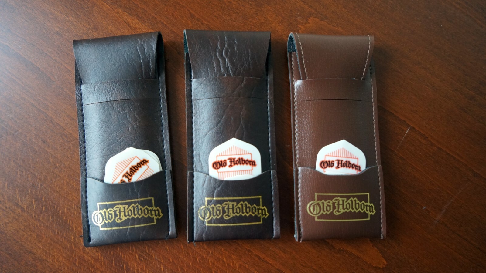 OLD HOLBORN Darts 3 Sets New Original Gold Colour Brass With Cases