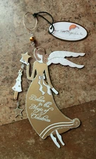 Sunset Vista Designs Believe in the Magic of Christmas Angel Ornament