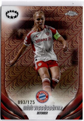 Glodis Viggosdottir 2023-24 Topps Chrome Women's Rose Gold #77 Bayern #093/125
