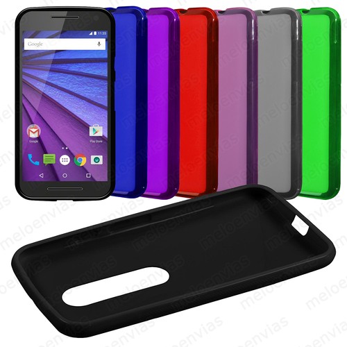 Funda para MOTOROLA MOTO G3 GEL TPU carcasa Colores Elige eBay