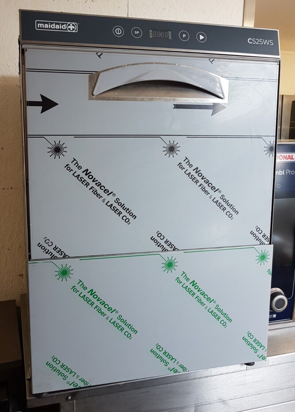 MAIDAID C RANGE UNDER COUNTER DISHWASHER WITH DRAIN PUMP AND WATER