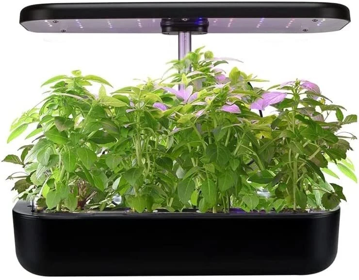 12 Pods Indoor Herb Garden Kit Hydroponics Growing System with LED