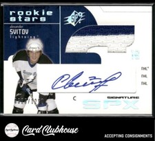 2002-03 SPx #159 Alexander Svitov Auto /1250