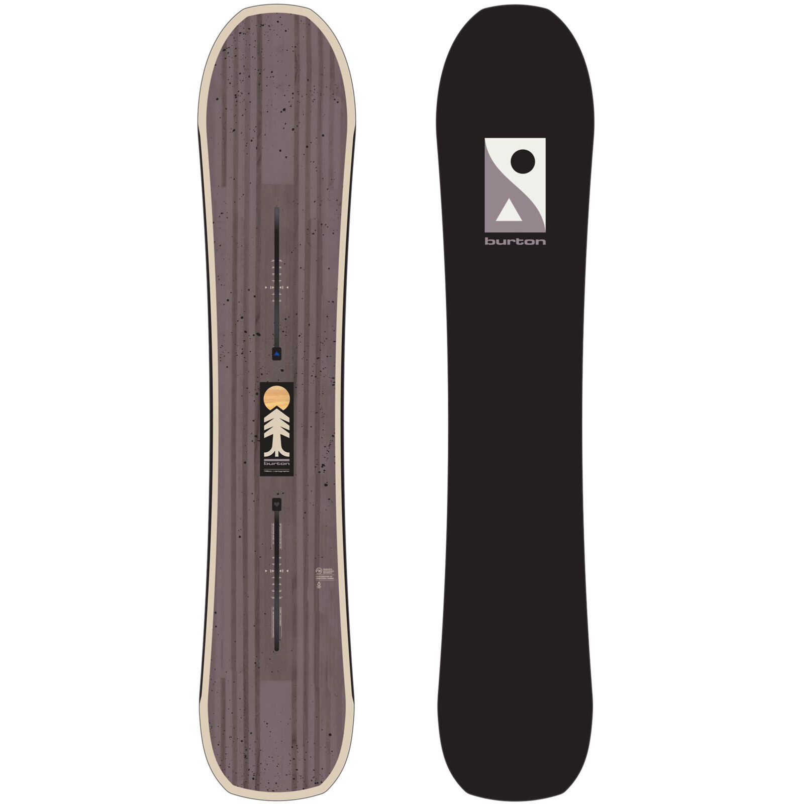 Burton Cartographer Hombres Snowboard All Mountain Freeride Direccional Nuevo