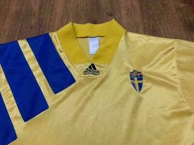 adidas Sweden 1992-1994 Home Jersey - USED Condition (Great) - Size M