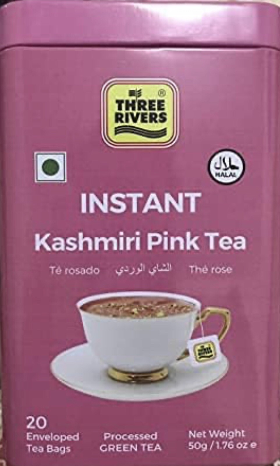 20 Enveloped Tea Bags Processed Green Tea 50g/1.76oz
