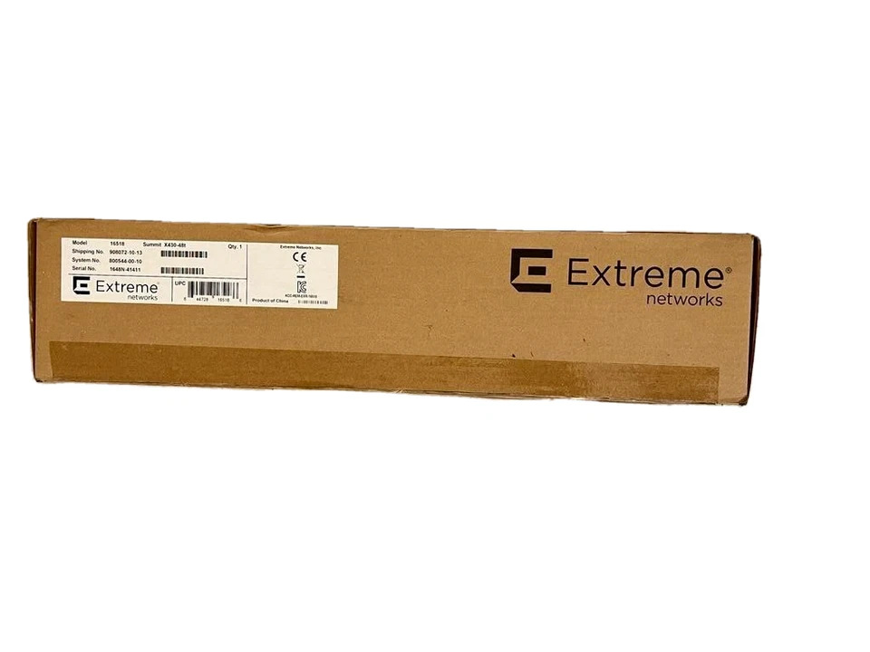 Extreme Networks X430 48T 48-Port Gigabit Switch P/N 16518 NEW - Image 3 of 3