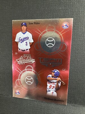 Vladimir Guerrero, Jose Vidro - 2002 Playoff Absolute #TT-17 Team Tandems A2U