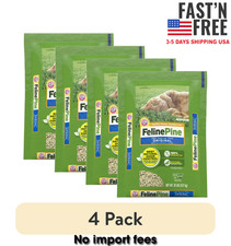  4 pack Feline Pine Original 100 Natural Cat Litter, 20 lb